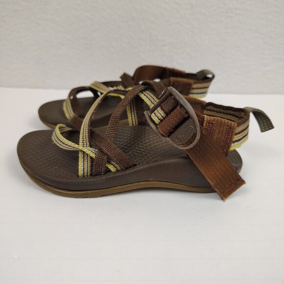 Chaco Brown Outdoor Hiking Active Sandals Little Kids sz 10 - Picture 4 of 10